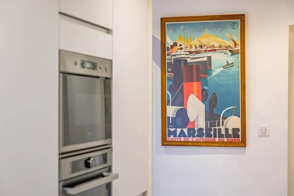 Appartement 5*, Climatise, Avec Terrasse Au Quartier Le Panier Marseille Eksteriør bilde